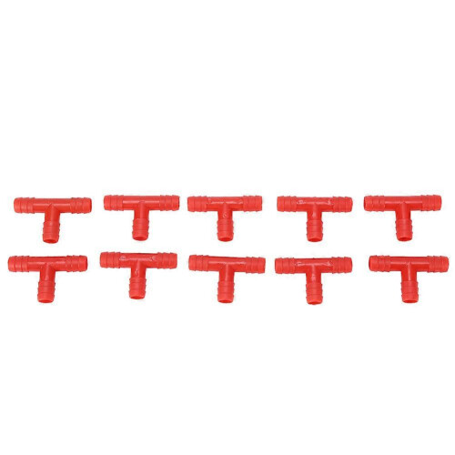 10 Sets Practical Automatic Red Water Feeder Nipple Waterer Drinker For Rodent Rabbit Bunny New 2