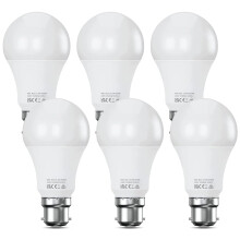 Bayonet Light Bulb 100W Equivalent, Energy Saving B22 LED Bulbs, Cool White 6500K, 13.5W 1520 Lumens Daylight Bulb, Non-Dimmable, Super Bright BC GLS
