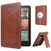 CoBak Lightweight Stand Case for 7" Kindle Paperwhite 2024 and Kindle Colorsoft with Right Hand Strap - Compatible with iPhone MagSafe, for Samsung/B