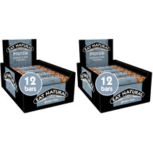 Eat Natural Protein Peanuts & Dark Chocolate Fruit & Nut Bars 12 x 40g
