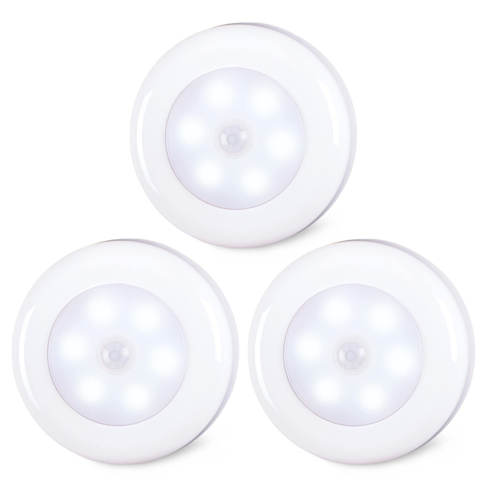 Star-Spangled Motion Sensor Lights Indoor, Cordless Stick On Led Puck Lights Aaa Battery Powered For Under Cabinet, Cupboard, Wardrobe, Stairs, Close 17799409