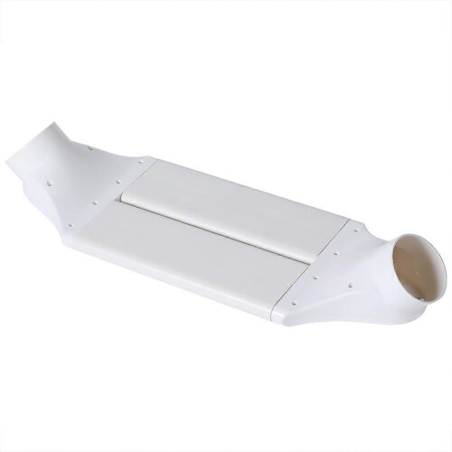 Flat Ducting Accessories Duct Connector Adaptor Pipe Hydroponics Ventilation (110mm) 1