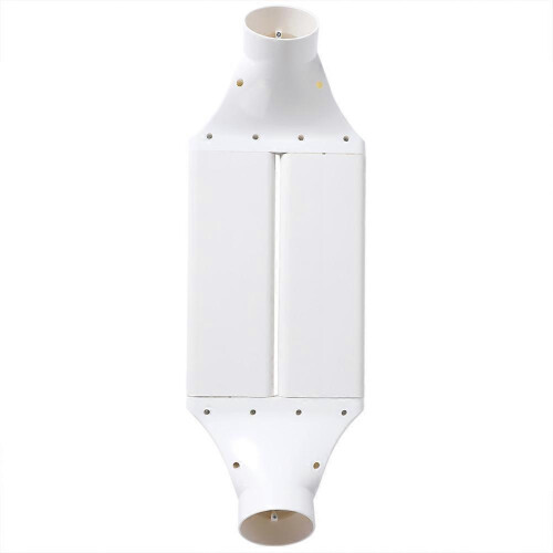 Flat Ducting Accessories Duct Connector Adaptor Pipe Hydroponics Ventilation (110mm) 2