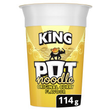 Pot Noodle Original Curry King Pot Noodle instant vegetarian snack quick to