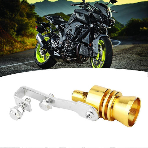 Auto turbine fluit uitlaatpijp luidspreker aangepaste auto motorfiets auto accessoires blauw 2