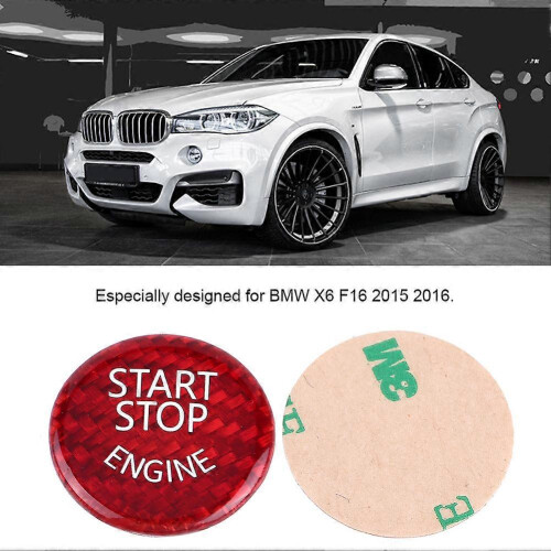 Motorstartknopf-Abdeckung aus Kohlefaser für BMW E-Klasse 2