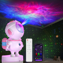 Astronaut Galaxy Projector,Space Star Projector,Galaxy Night Light with Remote and App Control 360Adjustable,Ceiling Projector for Kids Bedroom,Chri
