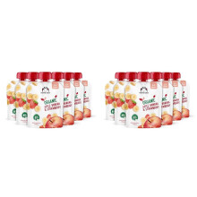 Amazon Brand  Mama Bear Fruit Pouch Organic Apple Banana and Strawberry Pur