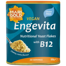 Marigold Engevita Nutritional Yeast Flakes with Vitamin B12 100g – Vegan Hi