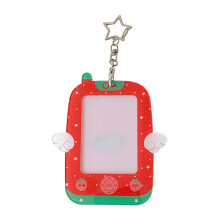 Multipurpose 3Inch Card Holders Storage Sleeve Features-Red