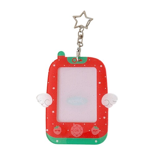 Multipurpose 3Inch Card Holders Storage Sleeve Features-Red