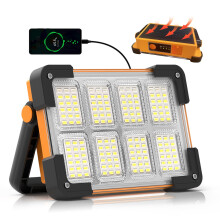LED Rechargeable Work Light, LED Spot Light with USB Port, Portable Floodlight with 4 Modes, Security Lights Waterproof for Fishing, Hiking, Repairin