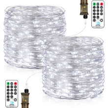 Vacoulery String Light Plug in, 23M 200 LED Fairy Lights Mains Powered Copper Wire with Remote 8 Modes Timer for Indoor Outdoor Christmas Tree Bedroo