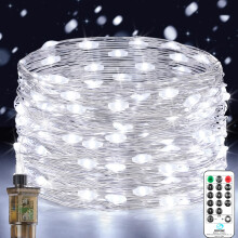 Fairy Lights Plug in, 18M 150LED Fairy Lights Mains Powered Outdoor Waterproof String Light with Remote Timer