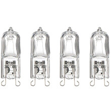 DIALL G9 30W HALOGEN CAPSULE LIGHT BULB, PACK OF 4