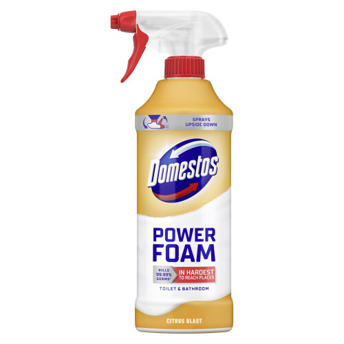 Domestos Domestos Power Foam Citrus Blast Upside Down Spray bleach 1