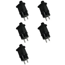 5X 4,5 V 3,6 W Stecker LED Netzteil LED Transformator Steckeradapter IP44 Wasserdicht Power Weihnachtslampe Adapter EU STECKER