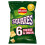 Walkers Walkers Squares Cheese  Onion Multipack Snacks Crisps 6x22g 1