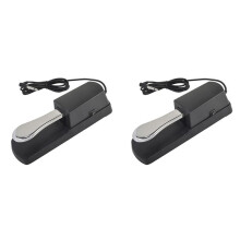 2X Upgrade Sustain Damper Pedal Tastiera per Pianoforte per   Tastiera Elettronica per Pianoforte Elettrico Pedale per Pianoforte