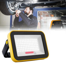 NATPOW Rechargeable Work Light, Rechargeable Lamp LED, Portable Workshop Lights with 5 Modes Floodlight, 180 Rotation Battery Security Light for Cam