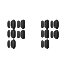 10 Pack Magnetic Remote Control Holder Wall Mount, Silicone Remote Control Organizer Adhesive TV Remote Charger Holder