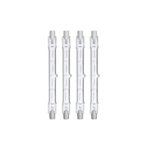 SELMORA 4 Pack R7s Halogen Bulb 118mm 230W | Double Ended Linear Light Bulbs | 230V Dimmable Warm White Replacement Tube | R7s 118mm Floodlight Lamp
