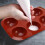 Silicone Mold Chocolate Mold with 6 Hemispherical Holes 4 Pcs Baking Mold 4