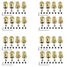 32PCS 5mm to 12mm Brass Combiner Wheel Hub Hex Adapter compatible D12 C14 C24 B14 B24 B16 B36 MN D90 MN99S