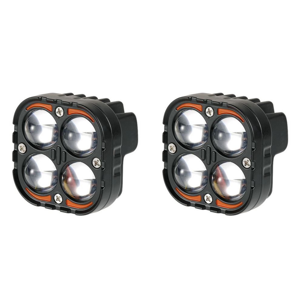 2X Super Bright Dual Color Led Motorcycle Headlights Spotlights Auxiliary 24V Driving Lamp For 4X4 Car Auto Suv Atv 6031011452780