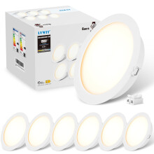 LVWIT Kitchen Spot Lights Ceiling,LED Downlights for Ceiling,18W Ultra Slim Recessed Ceiling Lights,1980LM Neutral White 4000K Non-Dimmable Spotlight