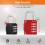 NAGE Padlocks with Code Combination Lock 4 Digit Gym Locker Padlocks Resett 2