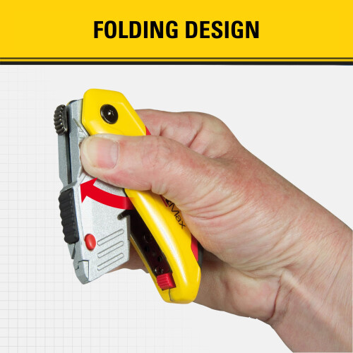 STANLEY FATMAX Folding Retractable Blade Utility Knife with 3 Blades, 0-10-825 1