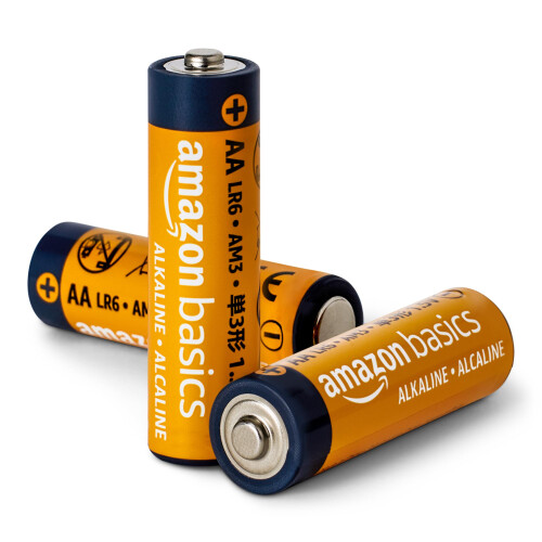 Amazon Basics 48-Pack AA Alkaline High-Performance Batteries, 1.5 Volt, 10-Year Shelf Life 1