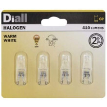 DIALL 30W Capsule Warm White Halogen Dimmable Light Bulb Pack of 4