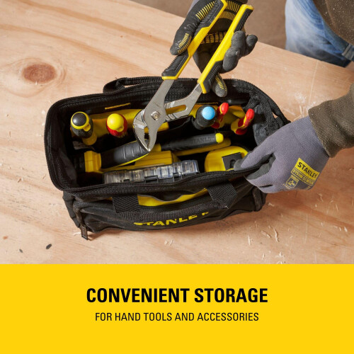 STANLEY STANLEY Tool Bag 12 inches  Multiple Pockets for Tool Organisation HeavyDut 2