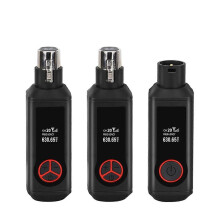 48V Capacitor Microphone Adapter Wireless Microphone Transmitter Receiver for Dynamic Microphone Gu