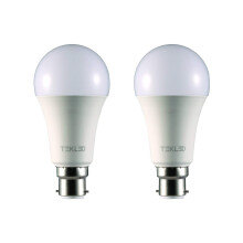 TEKLED A60 DIMMABLE LED Bulbs | B22 Bayonet Cap | Energy Saving 12W Light Bulb 100W Incandescent Bulb Equivalent | 4000K 1020LM | 2-Pack | Cool Whit
