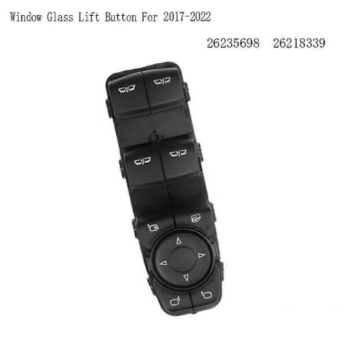 26235698 Interruptor de control de elevalunas eléctrico Botón de elevación de cristal compatible con 2
