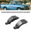 2PCS Car Rear Quarter Window Lock Latch Set Gray 3