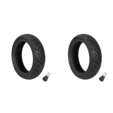 2 Set 250x64 Road Pattern Tubeless Tire for  4 Ultra/4 Lite Electric Scooter Anti-Slip Tire
