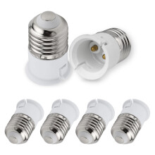 SCNNC E27 to B22 Socket Converter, ES to Bayonet Adapter, Screw to Bayonet Socket Adapter, 0~250V, Max Wattage 60W, Light Bulb Converter E27 to B22 f