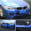 Front Car Bumper Lip Body Kit Universal Lip Splitter Spoiler Diffuser Canard Protector Air Dam Trim 2