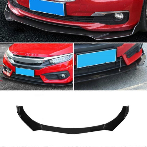 Front Car Bumper Lip Body Kit Universal Lip Splitter Spoiler Diffuser Canard Protector Air Dam Trim 2