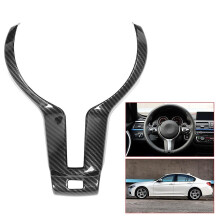 Gear Shift Knob Cover Carbon Fiber Trim Decor Water Transfer Fit for Honda CRV 2017‑2020