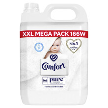 Comfort Pure Sensitive Gentle for Skin Fabric Conditioner Softener 166 Wash