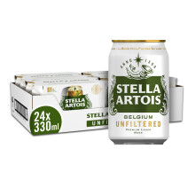Stella Artois Unfiltered 24pk 330 ml cans