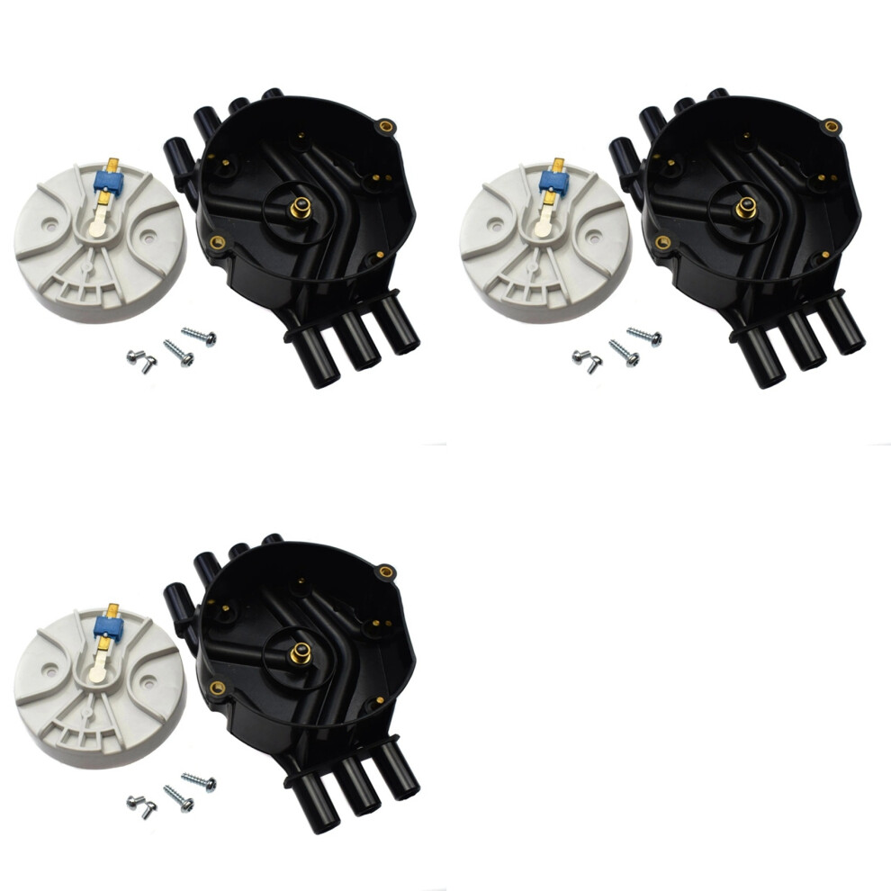 3X Car Ignition Distributor Cap Rotor For Blazer Vortec 4.3L V6 10452458 10452457 4713070388119