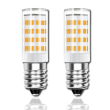 MARRTHH LED E14 Screw in Bulb, 5W 220V, 450 Lumens, for Cooker Hood, Ceiling Lamp, Sewing Machine, Refrigerator, Pack of 2 (Warm White 2700k)