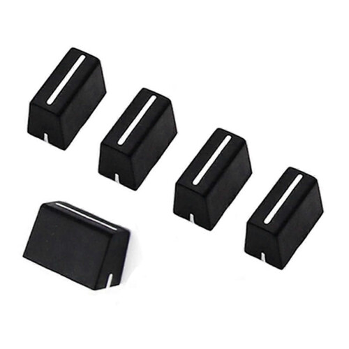 5pcs Universal Fader Knobs Fader Cap Straight Slide Potentiometer Cap 2