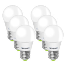 E27 Screw Led Bulb 12V Warm White 2700K 3 Watts Equivalent 30W E27 Edison Screw, Standard Energy Saving Bulb for Solar Lighting System, Caravan, RV A